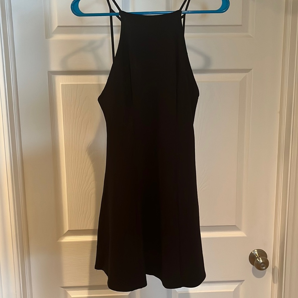 Black Strappy Cocktail Dress